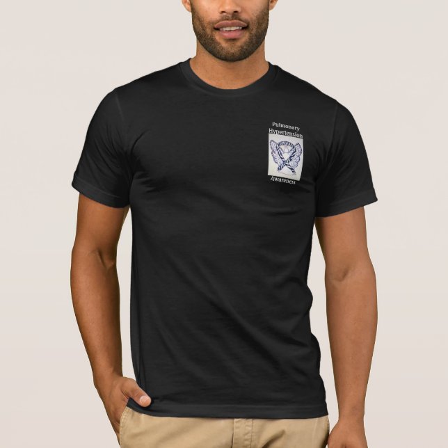Pulmonary Hypertension Awareness Ribbon Custom Tee (Front)