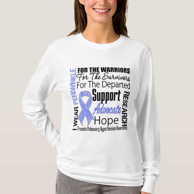 Pulmonary Hypertension Awareness Tribute T-Shirt (Front)