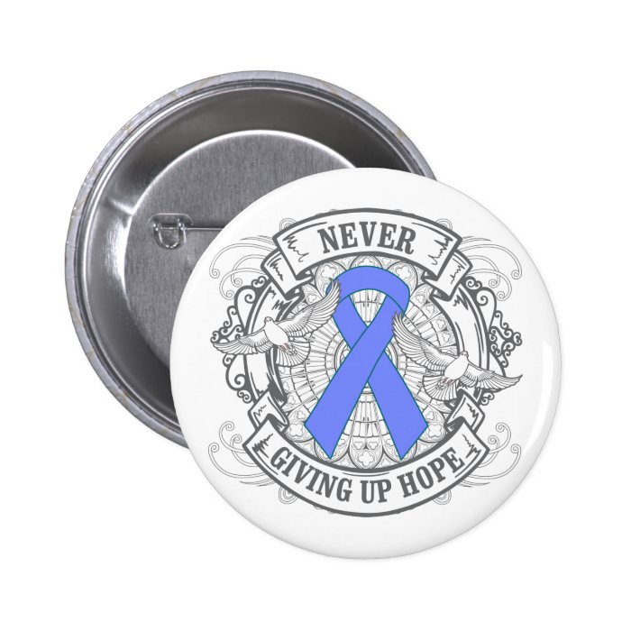 Pulmonary Hypertension Never Giving Up Hope Pinback Buttons