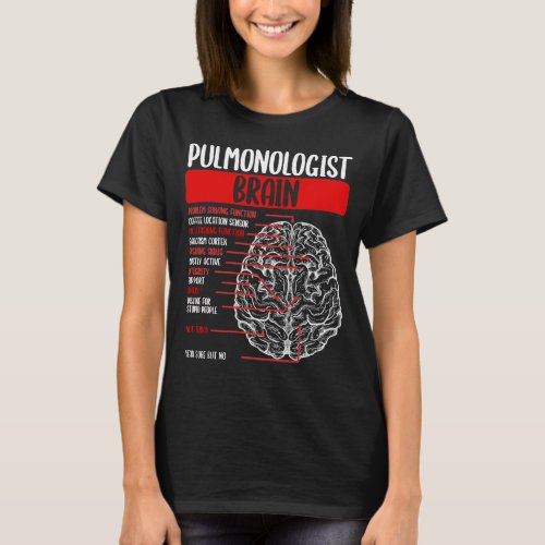 Pulmonologist Brain Appreciation Week Pulmonoloy T_Shirt