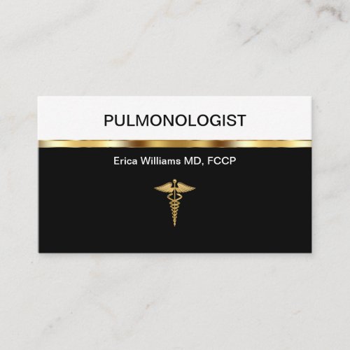 Pulmonologist Lung Doctor Business Cards