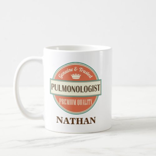 Pulmonologist Personalized Office Mug Gift