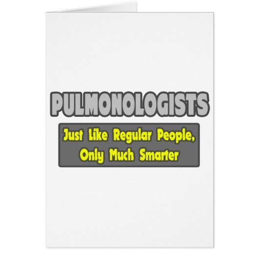 Pulmonologists .. Smarter Cards (Front)