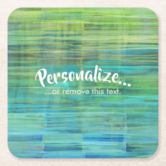 Pulp Board Coaster | Sedona Blue Green (Front)