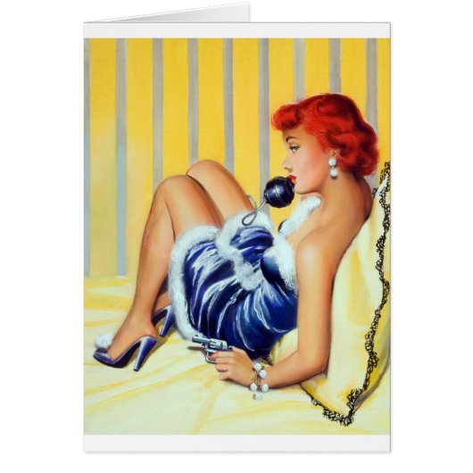 Pulp Redhead Aiming Cards (Front)