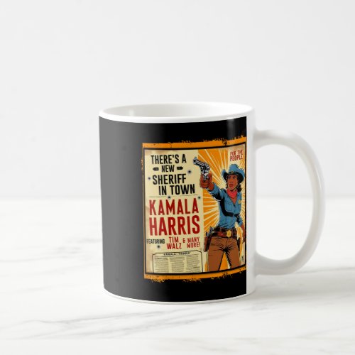 Pulp Western Harris Walz Kamala Harris Tim Waltz 2 Coffee Mug