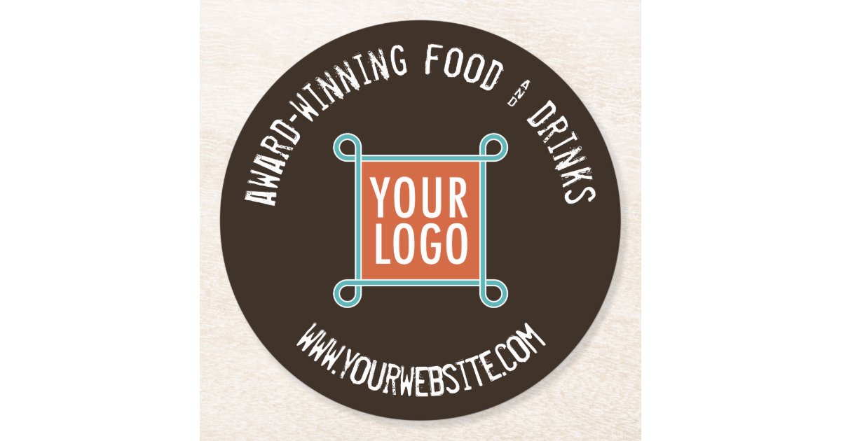 Pulpboard Custom Bar Coasters Bulk Company Logo