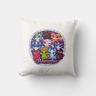 Pulpunkys Sorpresa Throw Pillow