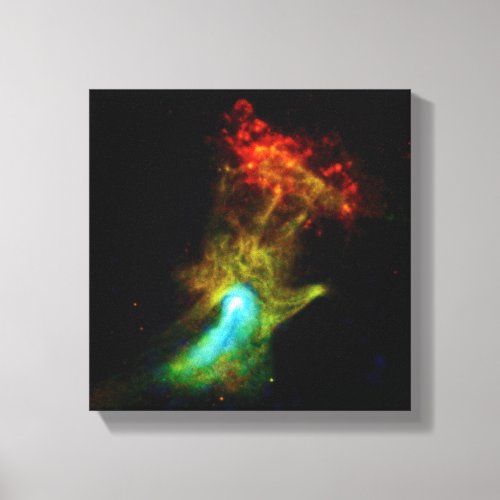 Pulsar B1509 _ Hand of God X_Ray Nebula NASA Photo Canvas Print