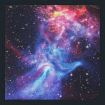 Pulsar B1509 - Hand of God X-Ray Nebula NASA Photo Faux Canvas Print<br><div class="desc">In this new composite image, the ATCA radio data (represented in red) has been combined with X-rays from Chandra (shown in blue, orange and yellow), along with an optical image of hydrogen gas (gold). The areas of overlap between the X-ray and radio data in MSH 15-52 show as purple. The...</div>