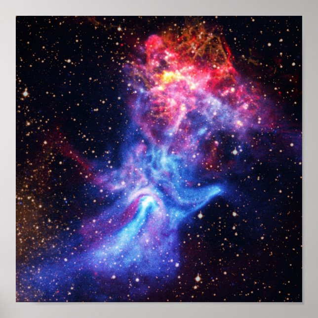 Pulsar B1509 - Hand of God X-Ray Nebula NASA Photo Poster (Front)