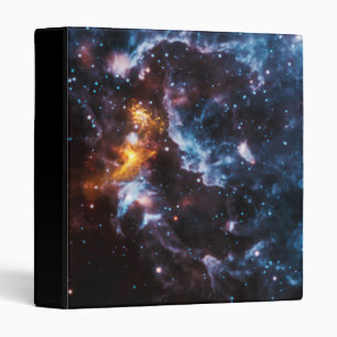 Pulsar Neutron Star Galaxy Image 3 Ring Binder