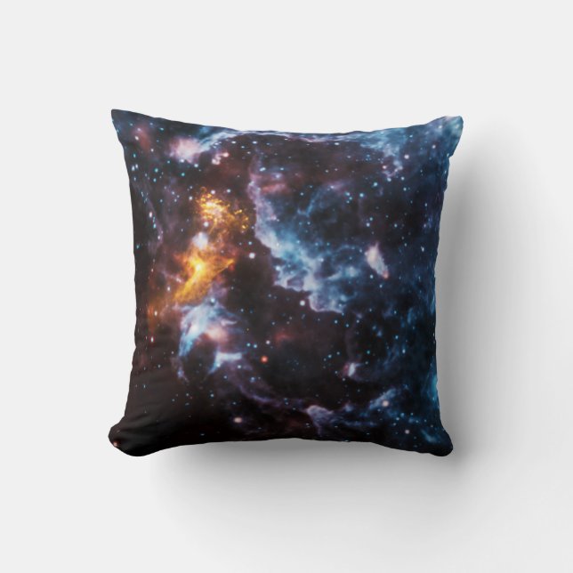 Pulsar Neutron Star Galaxy Image Throw Pillow (Front)