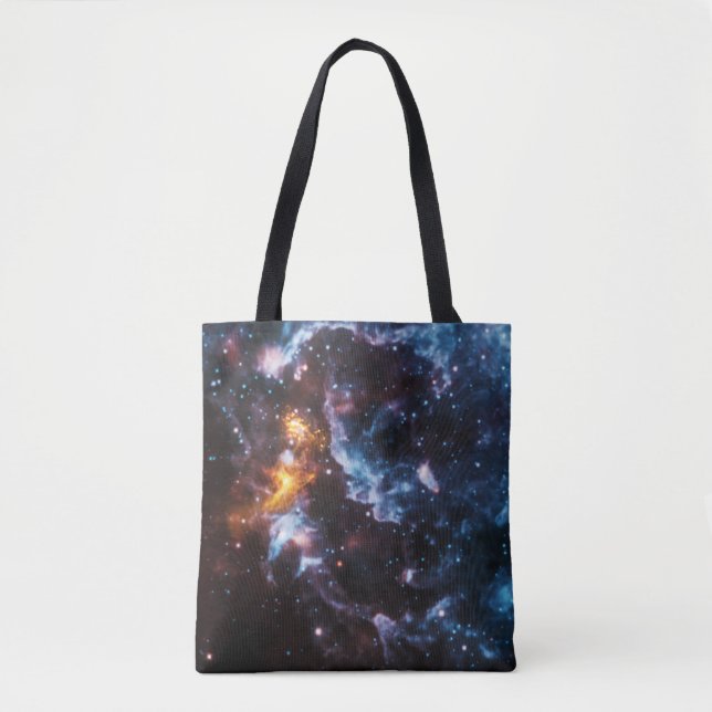 Pulsar Neutron Star Galaxy Image Tote Bag (Front)