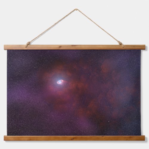 Pulsar Wind From A Neutron Star Hanging Tapestry