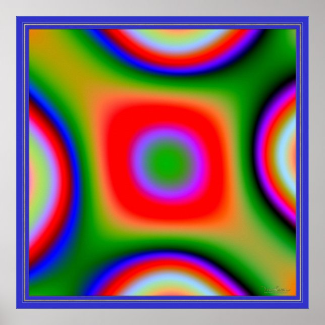 Pulsating Color Combination Poster (Front)