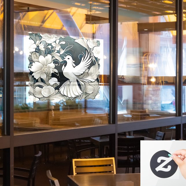 Pulsating Elegance Window Cling (Pulsating Elegance Window Cling
)