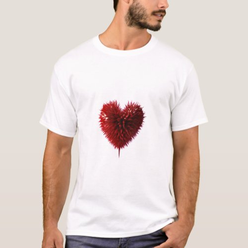 Pulsating Passion A Journey Through the Hearts D T_Shirt