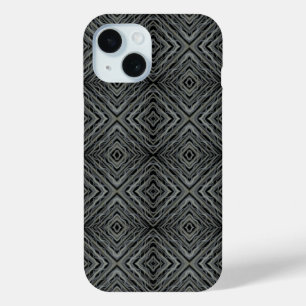 Pulsating Rhythm Modern Abstract Art Illustration iPhone 15 Case