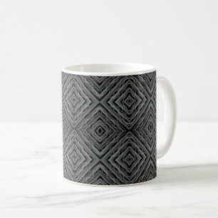Pulsating Rhythm Modern Abstract Art Illustration Coffee Mug