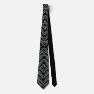 Pulsating Rhythm Modern Abstract Art Illustration Neck Tie