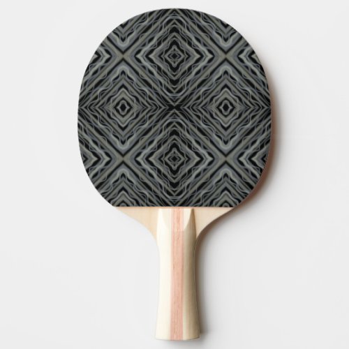 Pulsating Rhythm Modern Abstract Art Illustration  Ping Pong Paddle