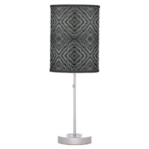 Pulsating Rhythm Modern Abstract Art Illustration  Table Lamp
