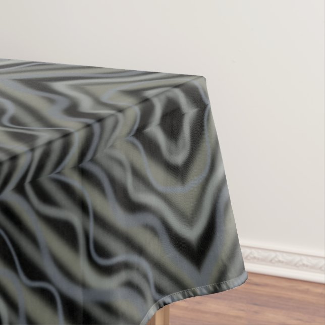 Pulsating Rhythm Modern Abstract Art Illustration  Tablecloth (In Situ)