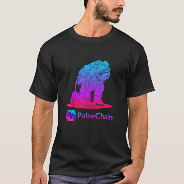 Pulse Chain Crypto Token Hex Crypto Cryptocurrency T-Shirt (Front)