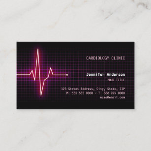 Pulse Heartbeat Cardiology business card