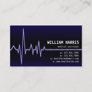 Pulse Meter - Blue Business Card