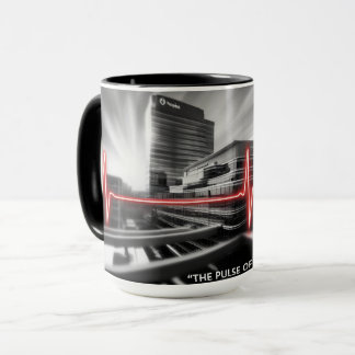 Pulse of Life: Where Medicine Meets Heartbeat Mug