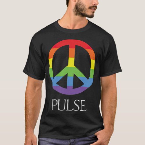 Pulse Peace Orlando Florida Gay Lesbian LGBT Pride T_Shirt