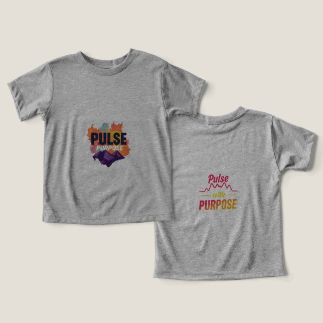 Pulse with Purpose Toddler T-shirt (Design Front & Back)