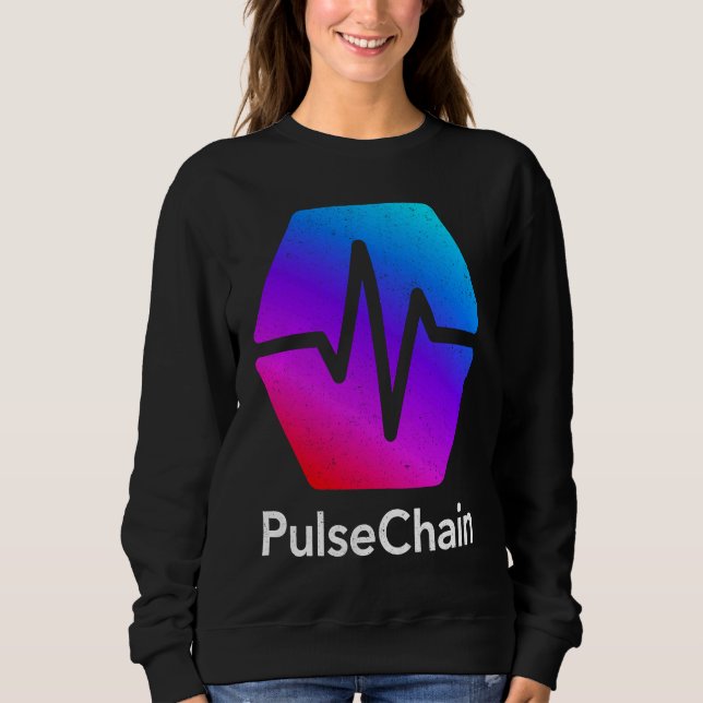 PulseChain by Richard Heart  Crypto Trading DeFi N Sweatshirt (Front)