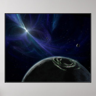 Pulsor and Planets in Orbit Poster