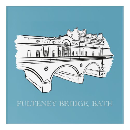 Pulteney Bridge Bath England Acrylic Print