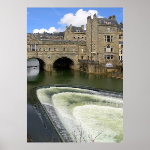 Pulteney Bridge Bath Poster