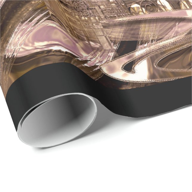 Pulvillar Modern Architect City Elegant   Wrapping Paper (Roll Corner)