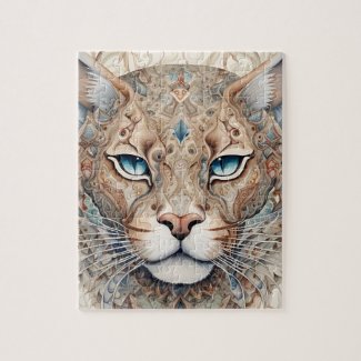 Puma Face Surreal Art 