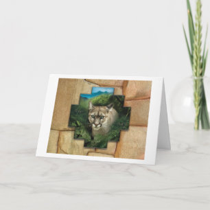 Puma - Greeting Card