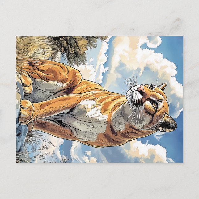 Puma I Cougar Postcard (Front)