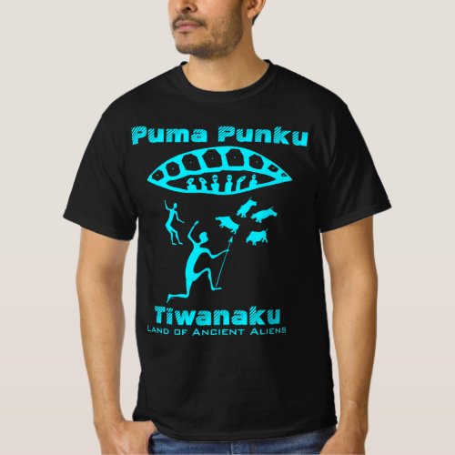 Puma Punku Bolivia Tiwanaku Ancient Aliens AQU T_Shirt
