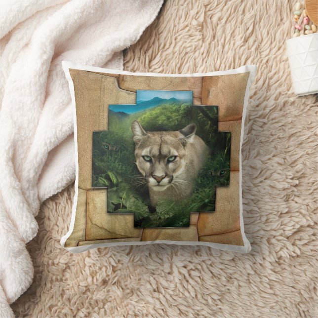 Puma - Throw Pillow (Blanket)