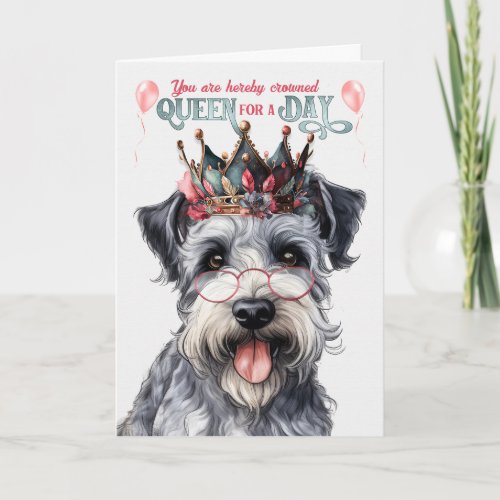 Pumi Dog Queen for Day Funny Birthday Card