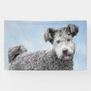 Pumi Painting - Cute Original Dog Art Banner