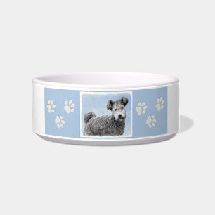 Pumi Painting - Cute Original Dog Art Bowl