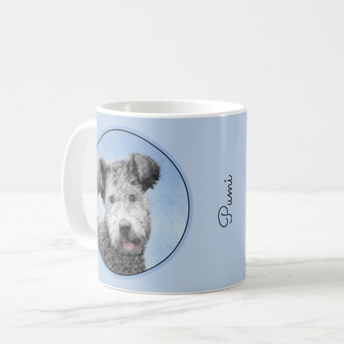 Pumi Painting _ Cute Original Dog Art Coffee Mug