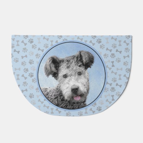 Pumi Painting _ Cute Original Dog Art Doormat