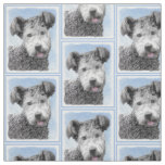 Pumi Painting - Cute Original Dog Art Fabric